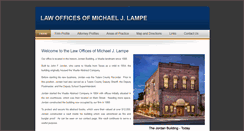 Desktop Screenshot of lampe-law.com