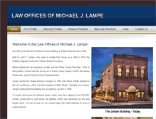 Tablet Screenshot of lampe-law.com